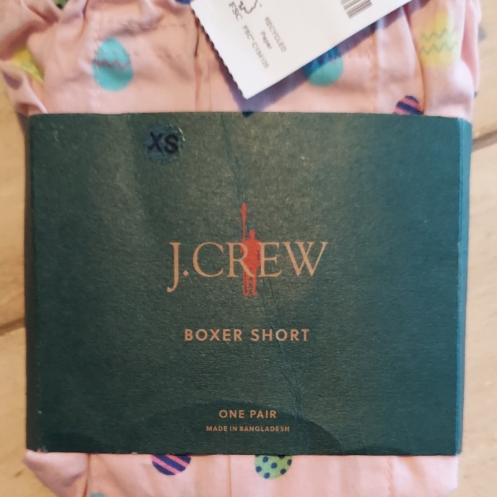 J.Crew Easter Eggs Pink Boxer Shorts XS (26-28) BNWT 1 LEFT! RETIRED - Picture 3 of 7